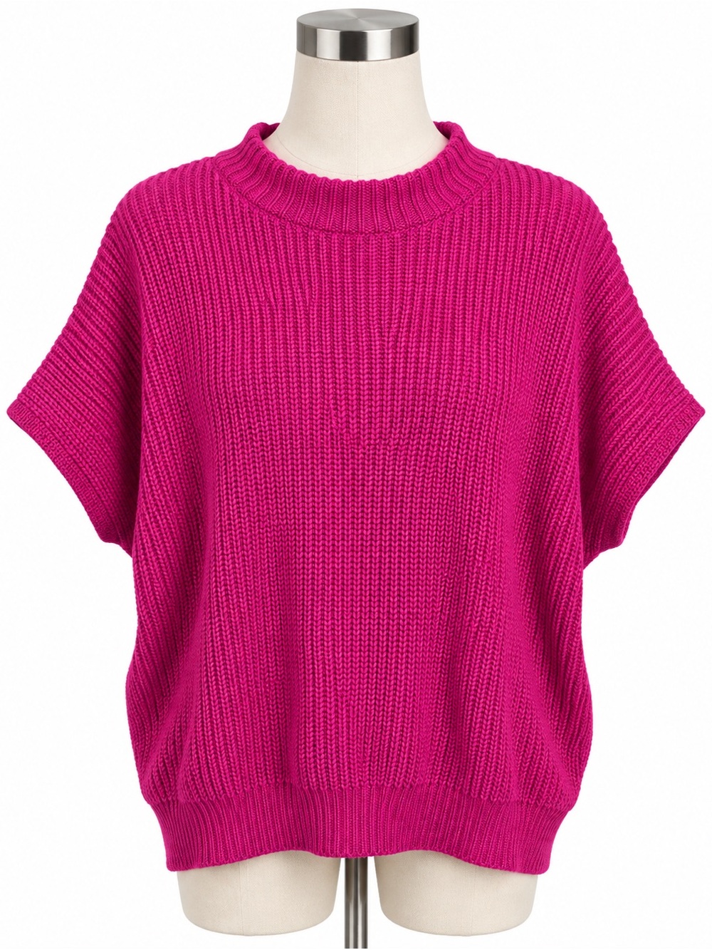 SHEIN CURVE Magenta Short Sleeve Sweater size 0XL